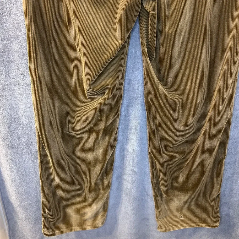 VTG Polo Ralph Lauren Corduroy Pants Mens 33x31 Brown Pleated Made in USA